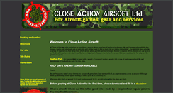 Desktop Screenshot of close-action.co.uk